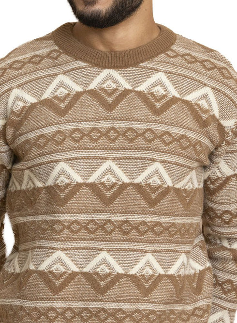 Coffee*Off - white Design 2426 S - Round Pullover - Khotwh